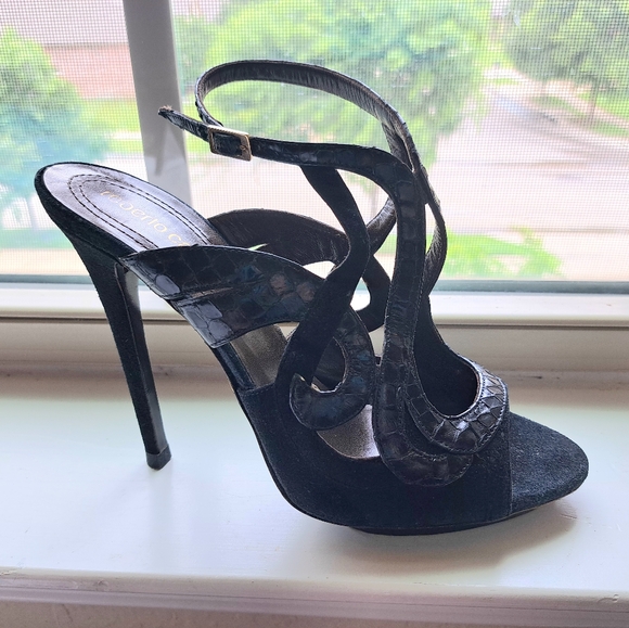 Roberto Cavalli Heels Sz 37.5 - Picture 2 of 16